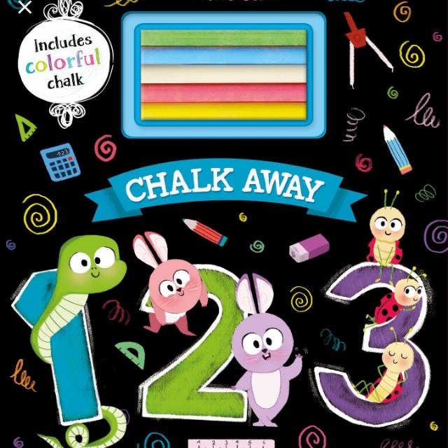 

chalk away 123 board book