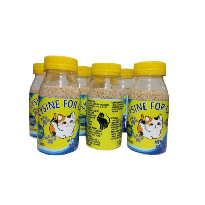 penggemuk anjing kucing plus vitamin lengkap lysine berfitamin zeorfarm