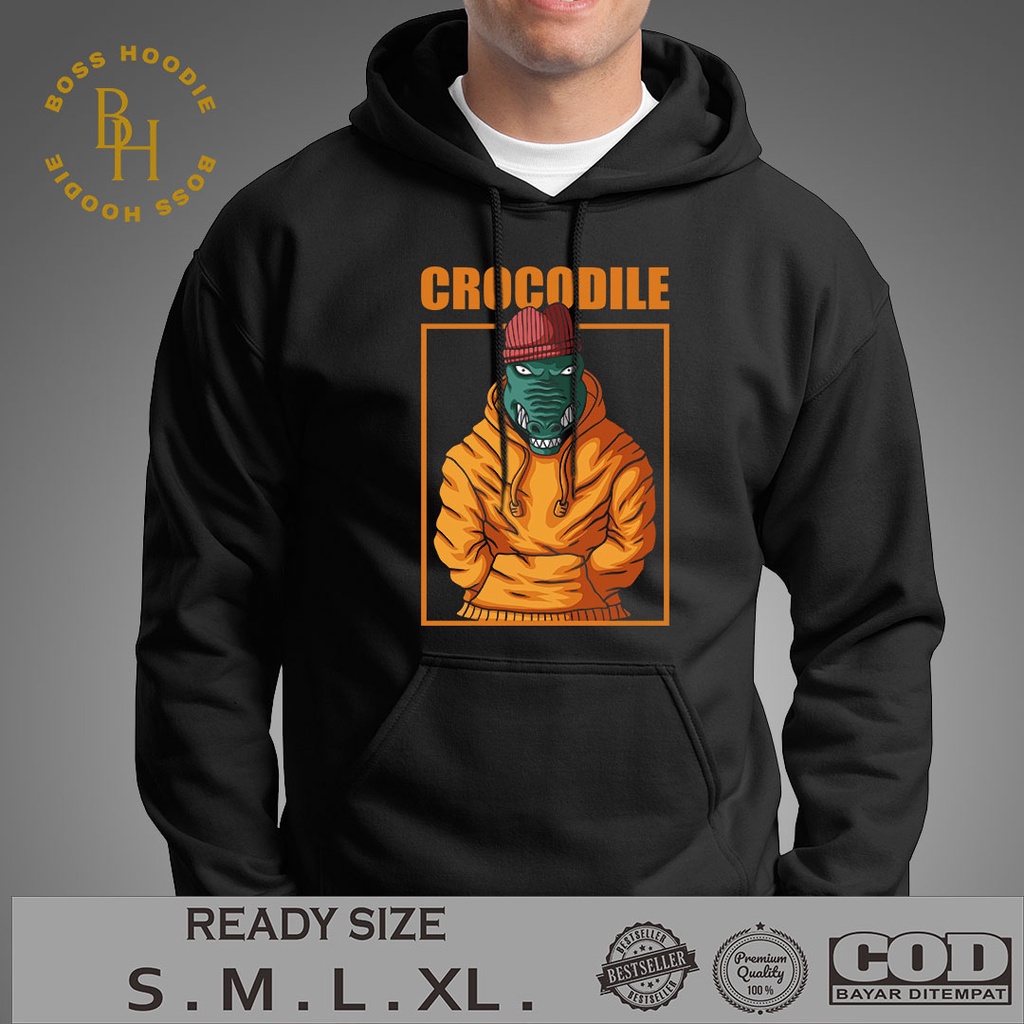 HOODIE CROCODILE | JAKET HOODIE PRIA | HOODIE PRIA KEREN