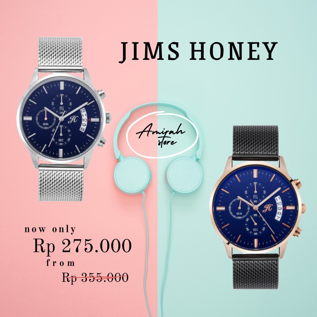 Jam Tangan Pria Jims Honey JT 8037 / Men Watch / Jam Tangan Analog / Jam Tangan Pria