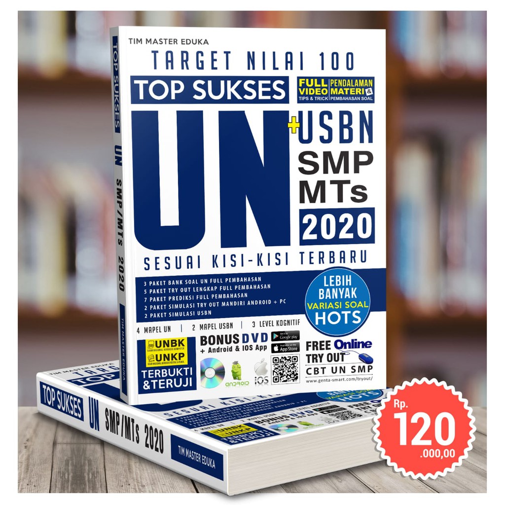 Target Nilai 100 Top Sukses Un Usbn Smp Mts 2020 Shopee Indonesia