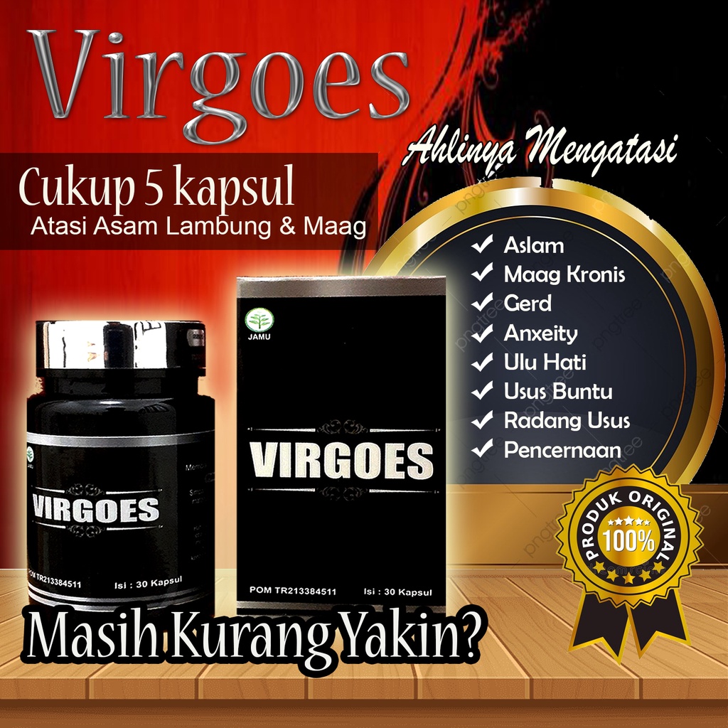 Virgoes Obat Asam Lambung Naik Herbal Atasi maag kronis Ampuh