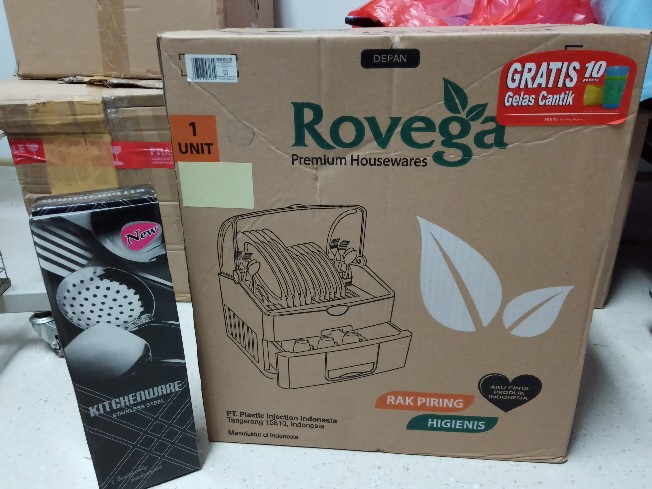Rak Piring Rovega Modys Drm 878 Dish Drainer / Tempat Penyimpanan Piring Sendok Gelas (food Grade)