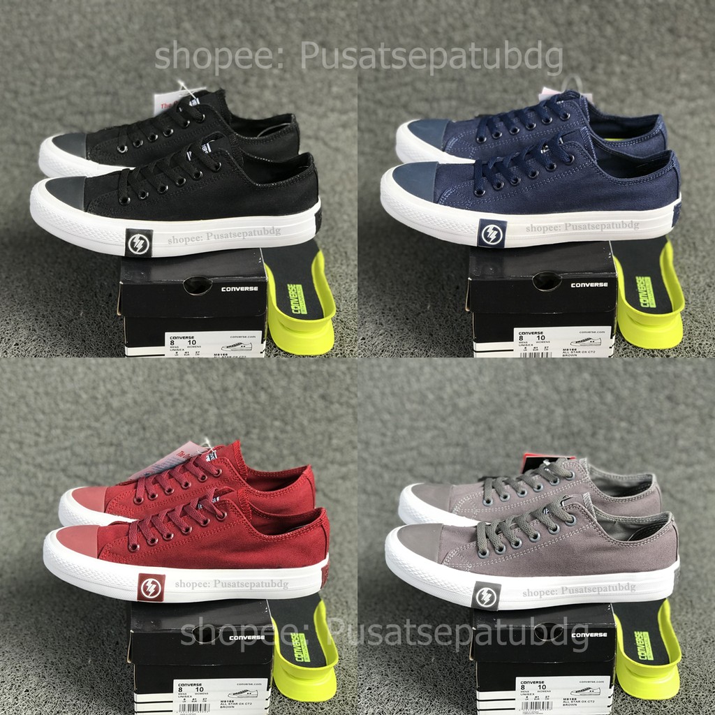 Sepatu Converse Undefeated Low All Star Petir Pendek