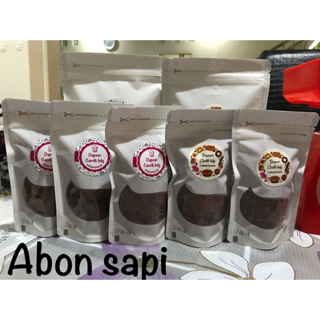 

Abon sapi dapoer cantik bdg