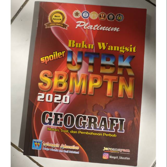 Wangsit Geografi UTBK SBMPTN SIMAK UTUL 2020 Jeroan Ayam [Bekas]
