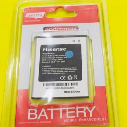 [RO ACC]  BATTERY BATERAI BATRE ANDROMAX U2 Q1 E2 PLUS ORIGINAL 99%