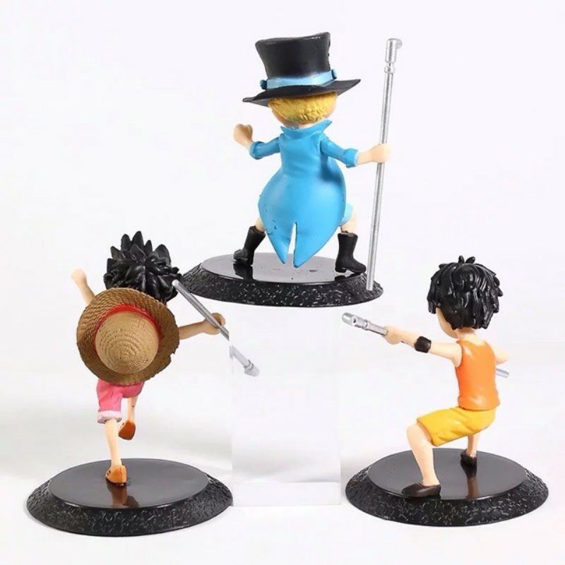 ACTION FIGURE ONE PIECE LUFFY ACE SABO(COD)