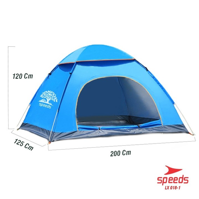 SPEEDS LX 018-1 TENDA CAMPING KEMPING KEMAH 2-3 TENDA OTOMATIS