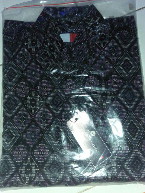 Dgm Fashion   Kemeja Lengan Panjang Polos Batik Pria Kemeja Batik Cowok Diamon 5819