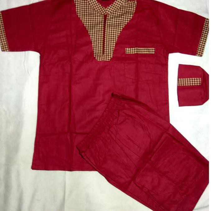 Diskon Terlaris Baju Koko Anak - Hijau Muda Ready