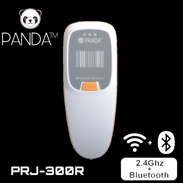 PRJ-300R 1D/2D Wireless Pocket Portable Barcode Scanner (USB+Bluetooth+2.4G) QR Code, Efaktur, etc