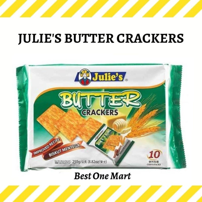 

Siap Krim Biskuit Mentega / Julies Butter / Julie'S Butter Crackers 250 G