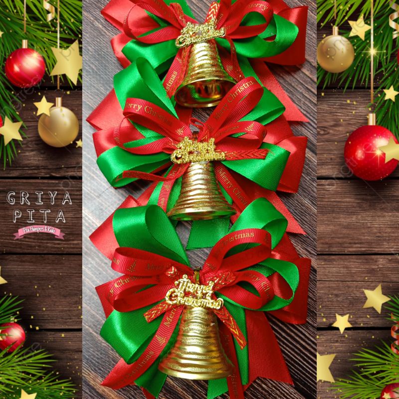 

Christmas Pita Series T-17 Premium Big Bell Gold, Pita Hampers & Parcel Natal