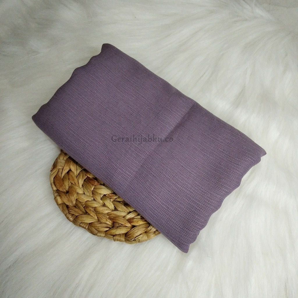 Jilbab segi empat Cornskin Premium Jahit Tepi/ Jilbab Serat Jagung / CORNSKIN-Ouvaltine