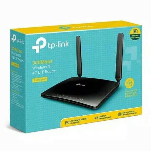 Router TPLINK TL-MR100 4G LTE ALL Operator Sim Card Smartfren Telkomsel XL 3 Indosat