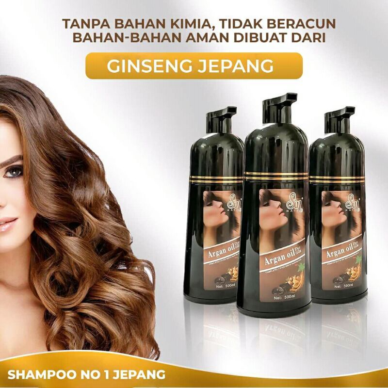 Shampo sinHair Premium coklat Produk Paling Laris no 1 dijepang Warna Coklat Sinhair /Shampo gingsen