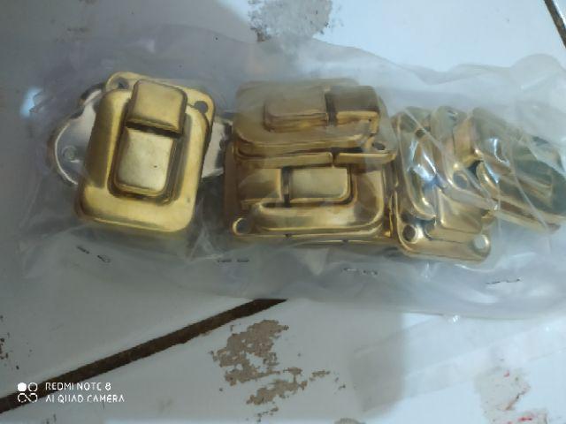 Kunci Pengait Kotak / Pengunci Box Hantaran, Gold 4 Cm Antique 4 Cm
