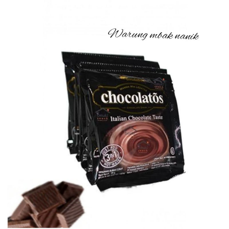 

Chocolatos Chocolate Drink 1renceng isi10sachet