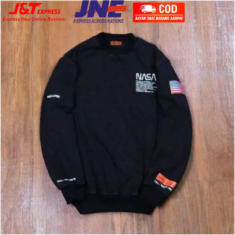 sewiter pria , sewiter nasa , nasa&HM , baju NASA , Hoodie pria ori jaket NASA switer NASA NASA ori