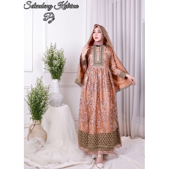 Gamis Selendang Katrina Ekslusif Original Pelangi Jaya Butik-5