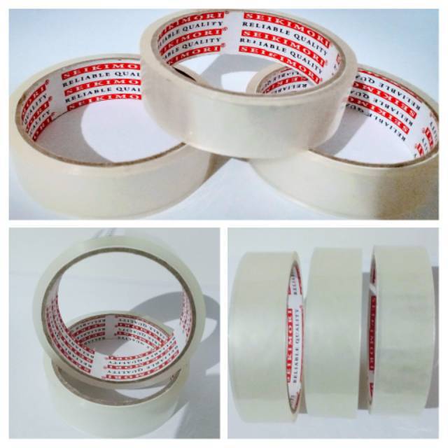 

[FaFi] Isolasi Bening Seikimori 1inch Termurah Ready Makaasar