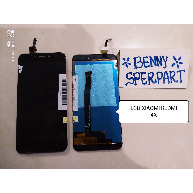 LCD XIAOMI REDMI 4X HITAM