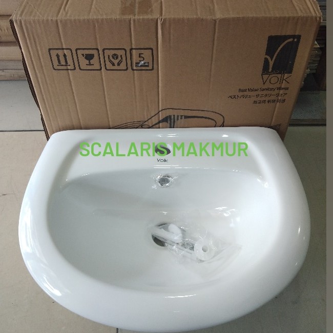 Wastafel Volk Peony p01 / Wastafel keramik / Wastafel cuci tangan