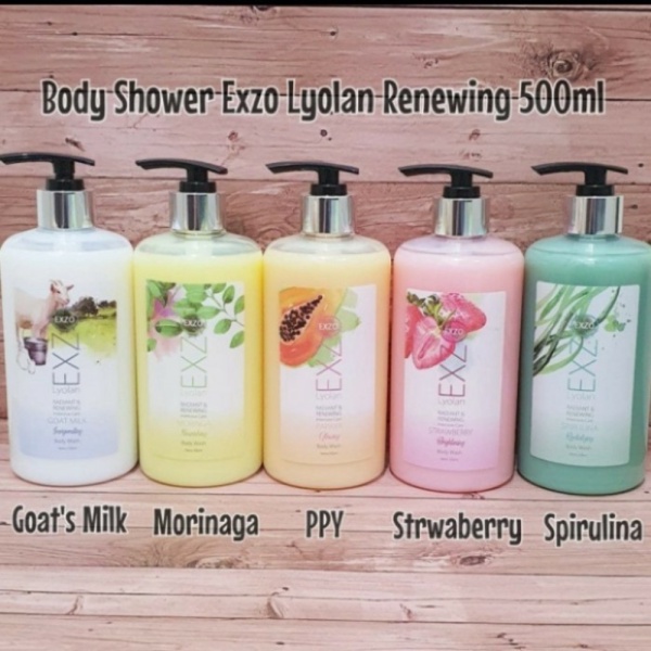 Jual Exzo Lyoland Shower 500ml  Shower Exzo Lyoland  Sabun Mandi - Spirulina Limited