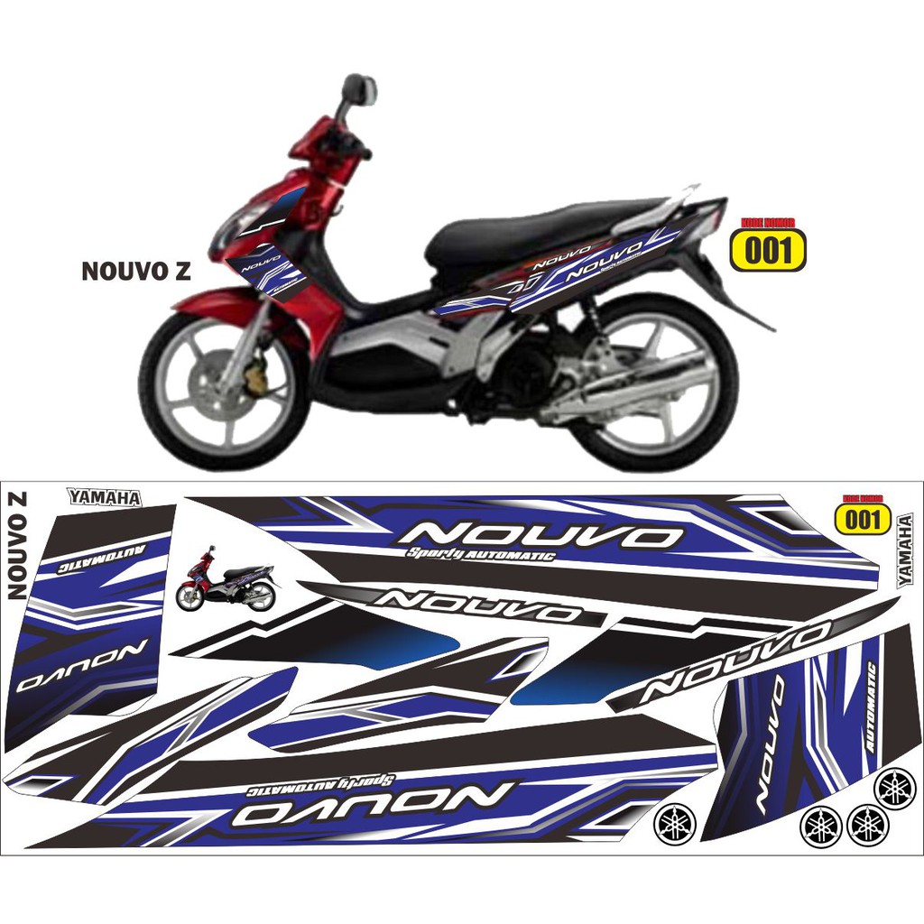 Striping variasi NOUVO Z