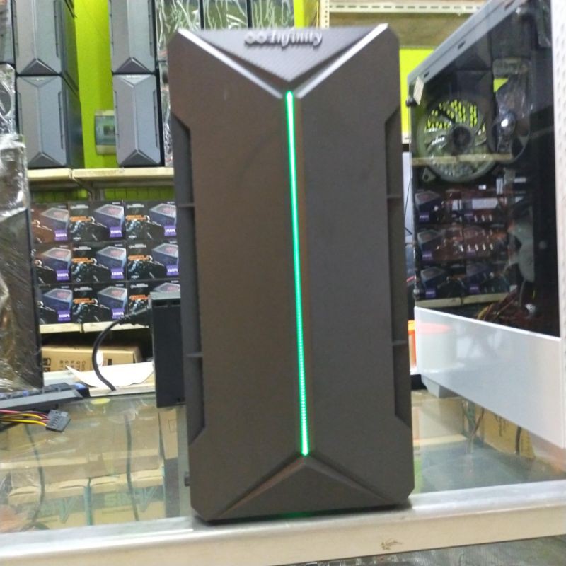CPU COREi.5 650 8 GB VGA 2 GB SSD 120 GB HARDISK 500 GB CASE GAMING SIAP GAME DAN DESAIN GRAFIS