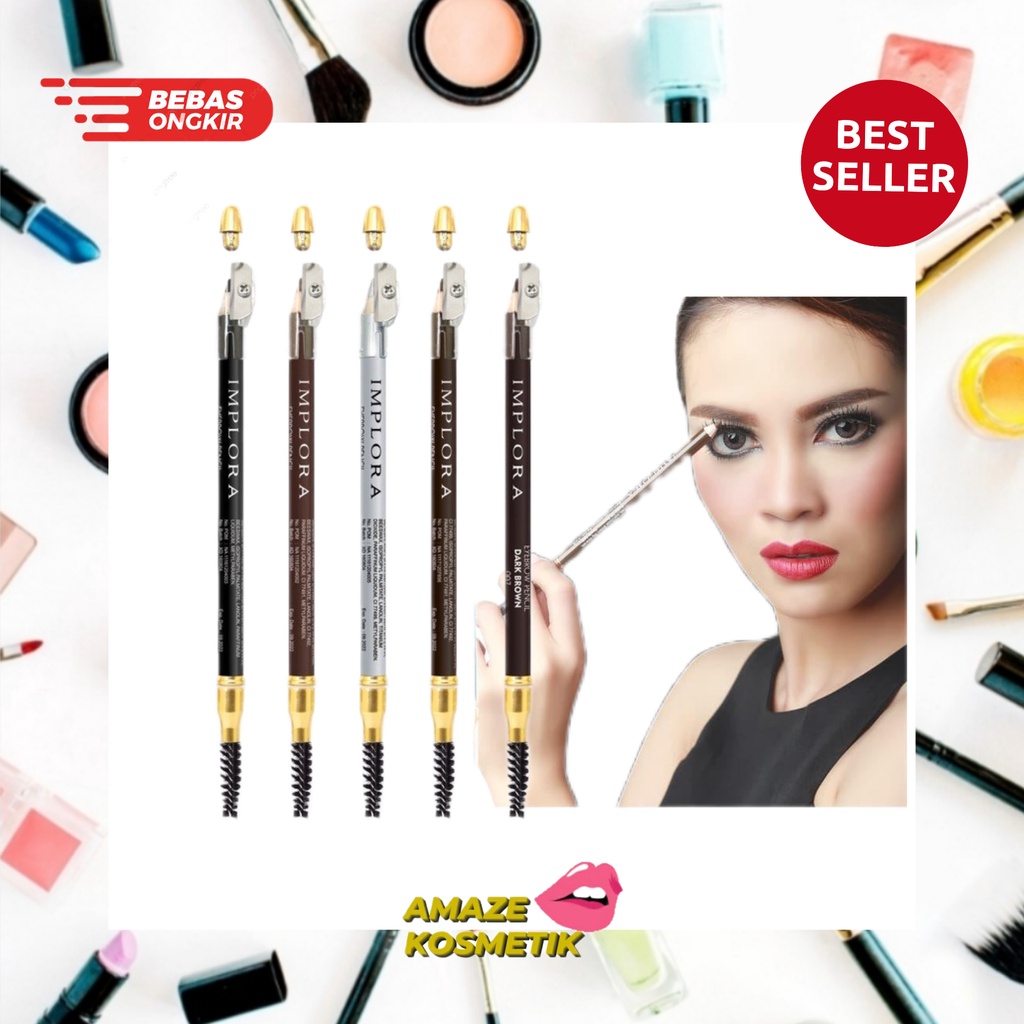 IMPLORA EYEBROW PENCIL 2in1 | PENCIL ALIS IMPLORA