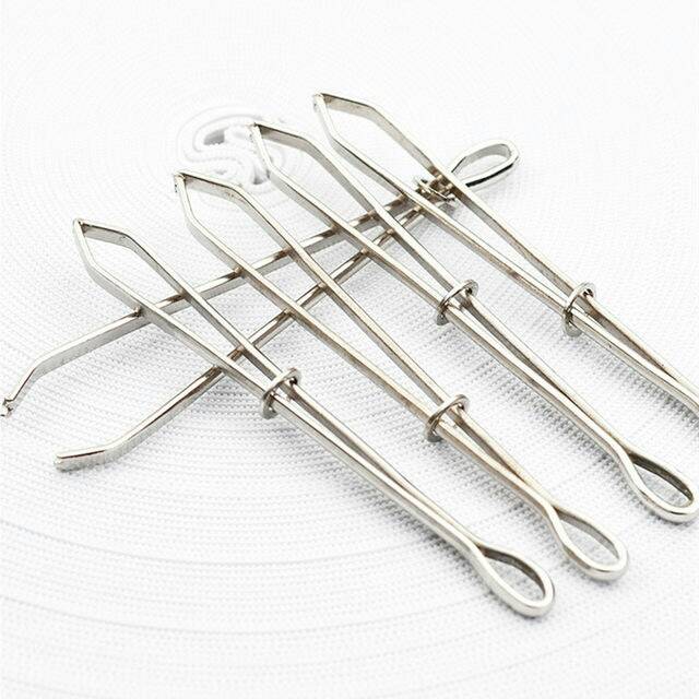 Self-Lock Tweezer Rope Clip / Pinset Penjepit Tali Kur - Tali Elastis dengan Pengunci