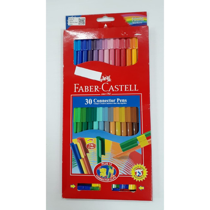 

CONNECTOR PEN FABER CASTELL 30 WARNA | SPIDOL WARNA