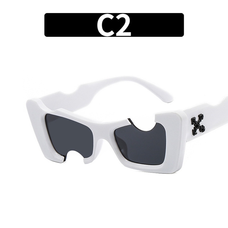 Kacamata Hitam Model Mata Kucing Warna Permen Gaya Barat