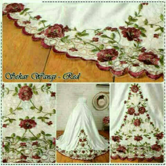 Diskon !!! Azurra Shop Mukena Sekar Wangi Mekenah Dewasa Fashion Muslim Murah