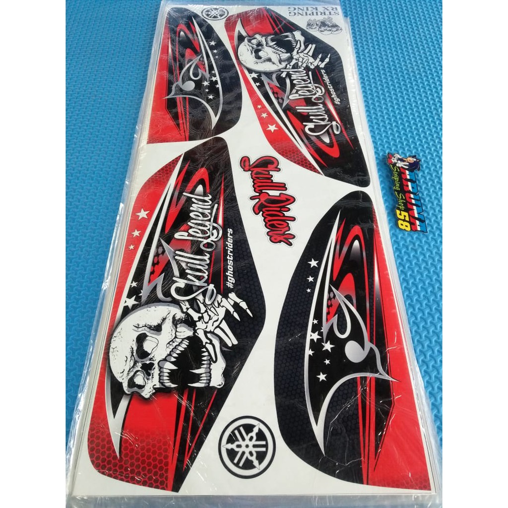 Striping Sticker Lis Variasi Rx King Tengkorak