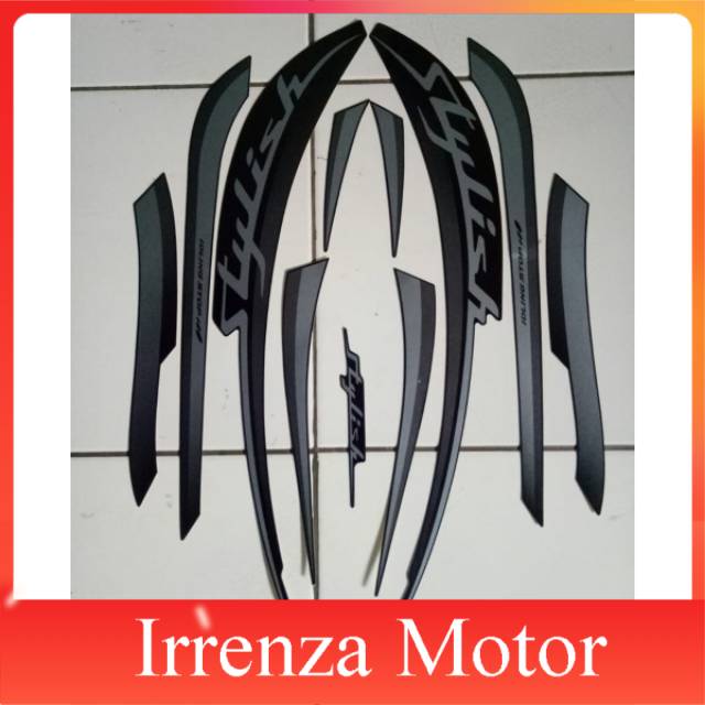 STRIPING SCOOPY STYLISH 2019 HITAM