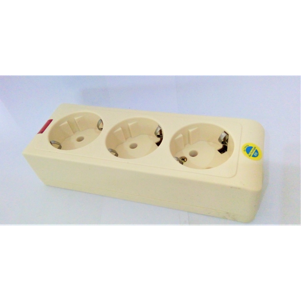 stop kontak 3 Lubang / Colokan tanpa kabel murah harga grosir