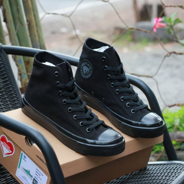 VENTELA 70S HIGH | SEPATU VENTELA SNEAKER LOKAL  | SEPATU SEKOLAH SEPATU WANITA HITAM MERAH KUNING