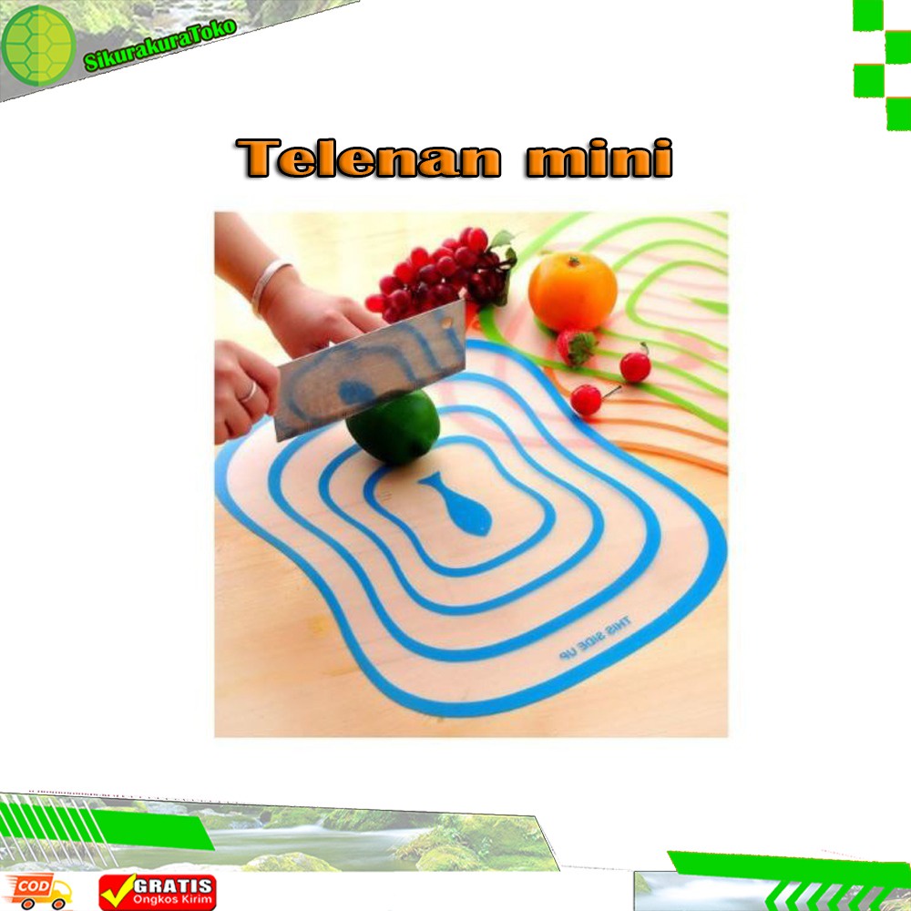 (SKR) Talenan Mini Papan Telenan Flexible Cutting Board Tatakan Potong Buah