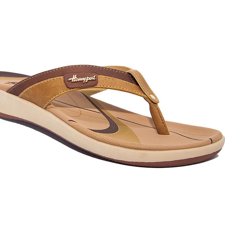  zd Homyped Videta N33 Sandal Wanita  Coklat  Coklat  Muda  