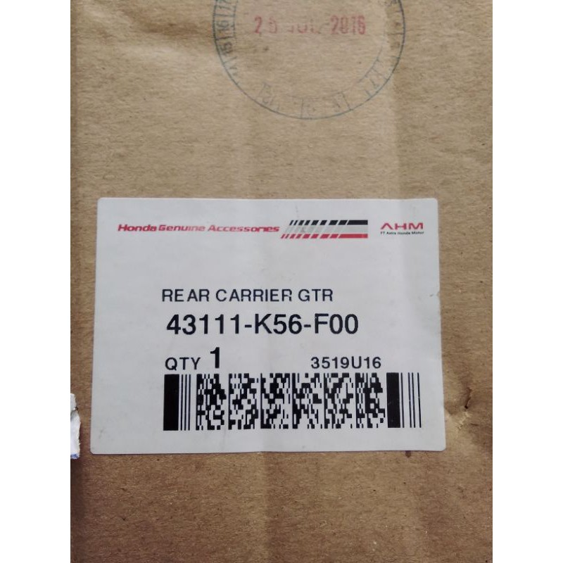 ASESORIS GTR REAR CARIER GTR ASESORIS BESI BELAKANG GTR 43111K56F00