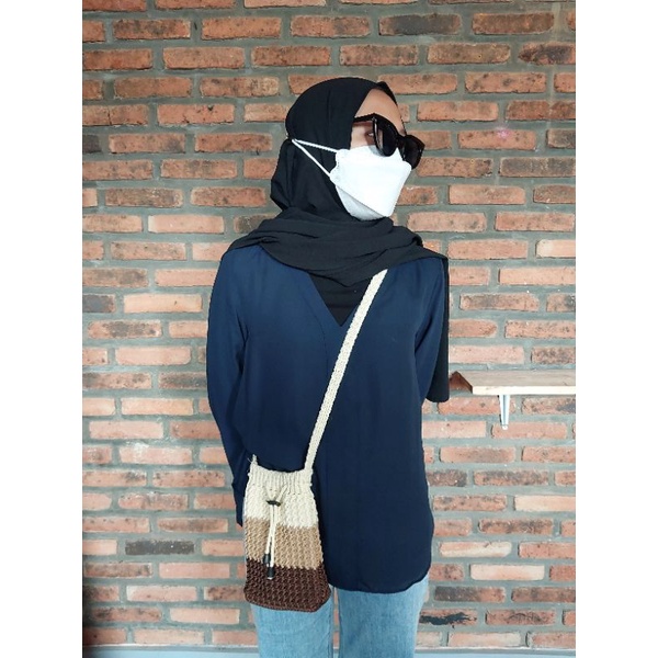 Tas Selempang Rajut Wanita | Tas Rajut Koja