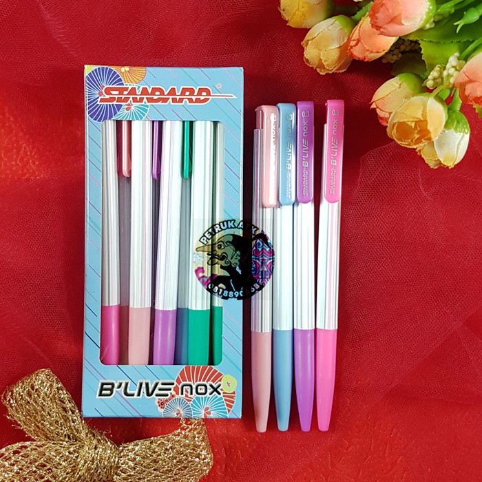 

[PAK] PULPEN STANDARD B'LIVE NOX 0.3 MM HITAM (12 PCS)