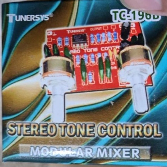 KIT TONE CONTROL STEREO MODULAR MIXER 2 Potensio TC-196B TUNERSYS