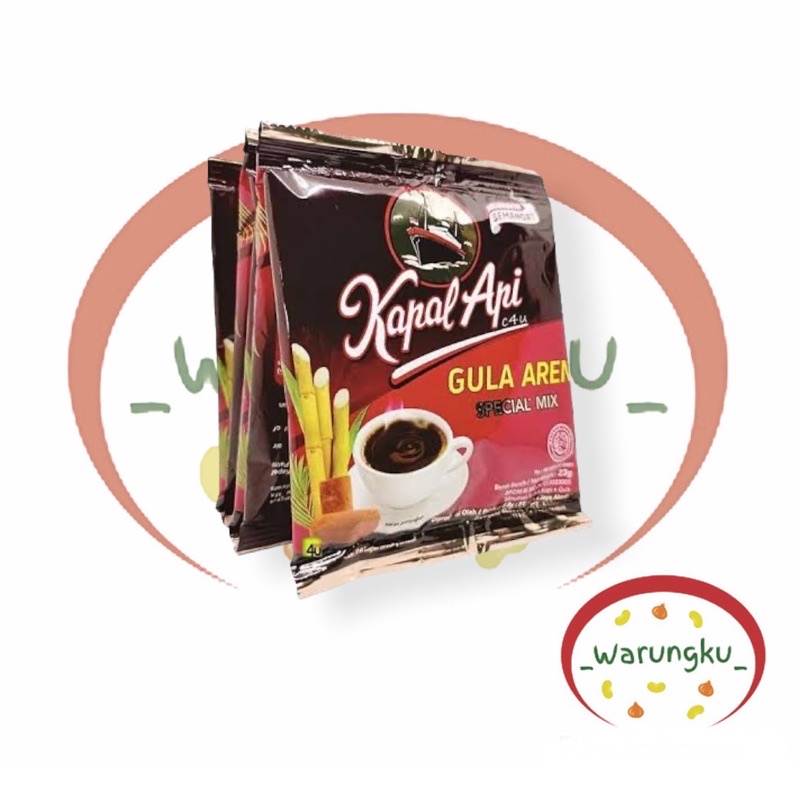 RENCENG Kopi Kapal Api GULA AREN 10pcs