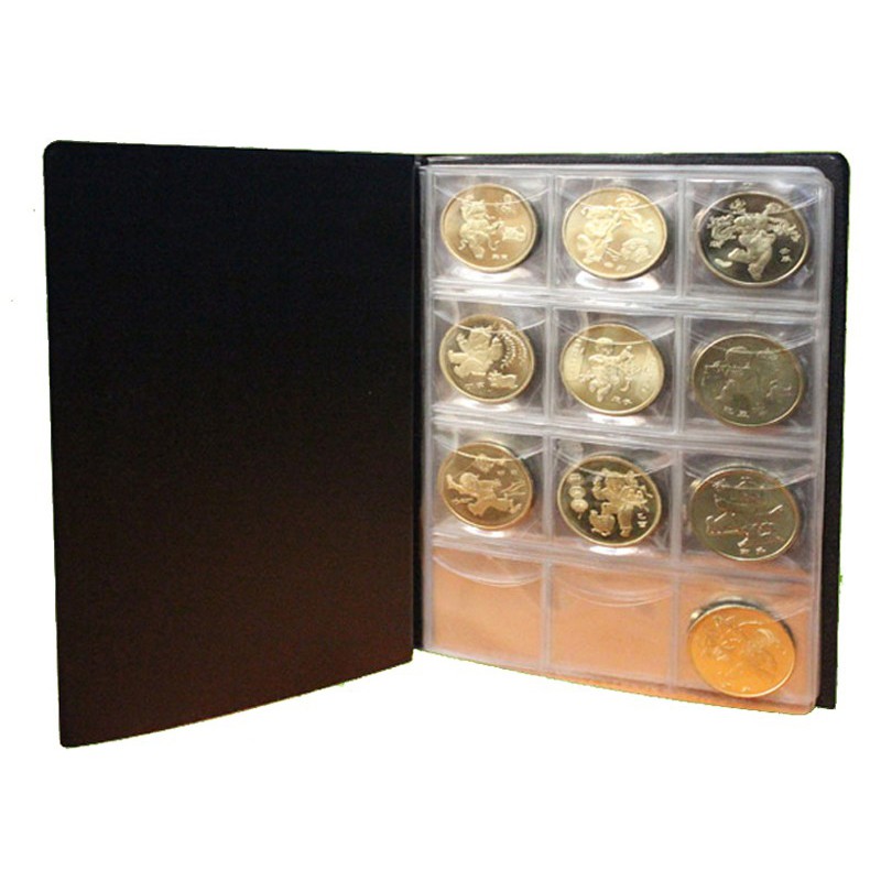 World Coin Stock Dompet Album Koleksi Koin 120 Slot