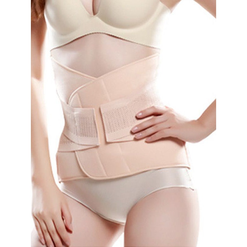 [PROMO] Mooimom 3In1 Postnatal Recovery Breathable Corset Nude Korset Pelangsing Pasca Melahirkan 3 pcs