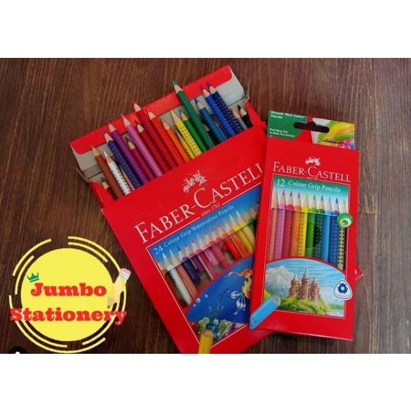 PENSIL GAMBAR GRIP FABER CASTELL 24 WARNA